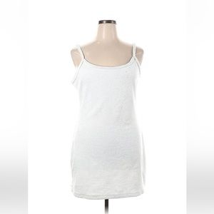 Abercrombie and fitch white terry cloth mini dress/swim coverup - size XL